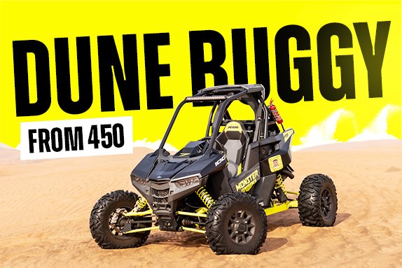 polaris rzr 1 seater black buggy in the desert