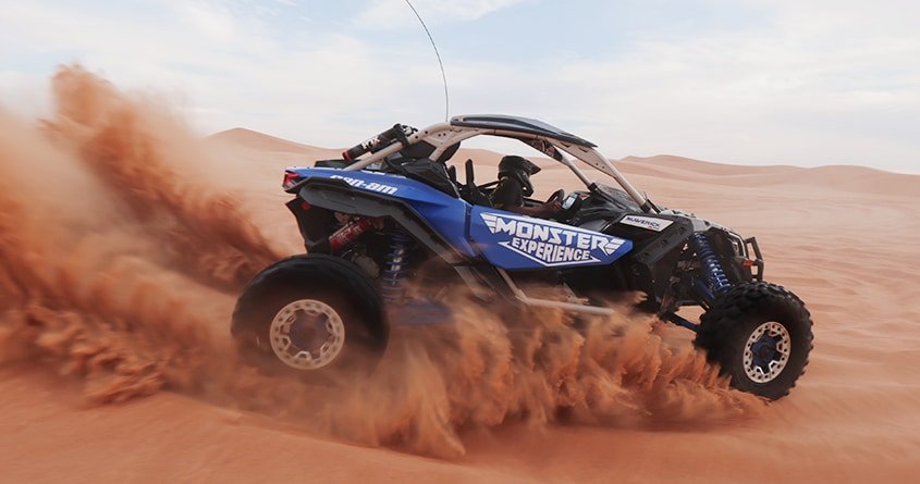 desert dune buggy in speed ride - can-am x3 2 seater